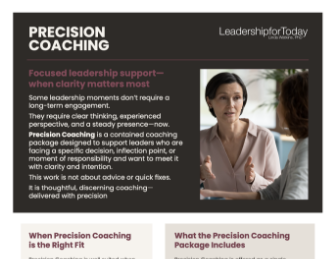 Precision Coaching